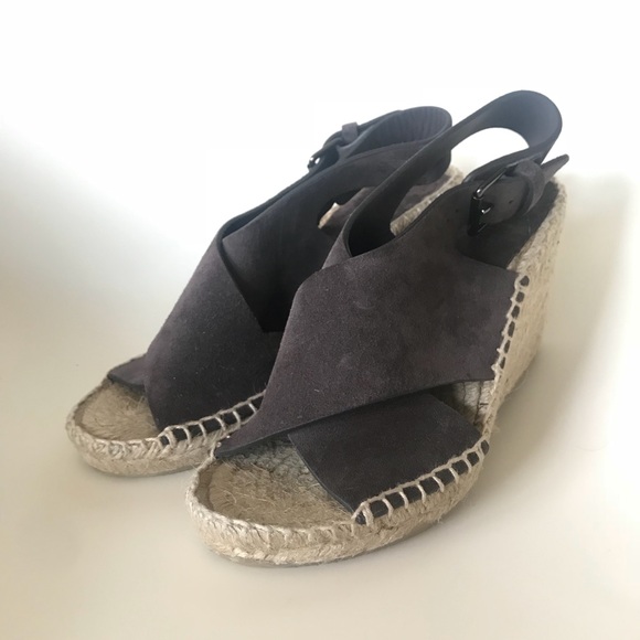 Vince espadrille criss cross wedge sandals - Picture 2 of 7